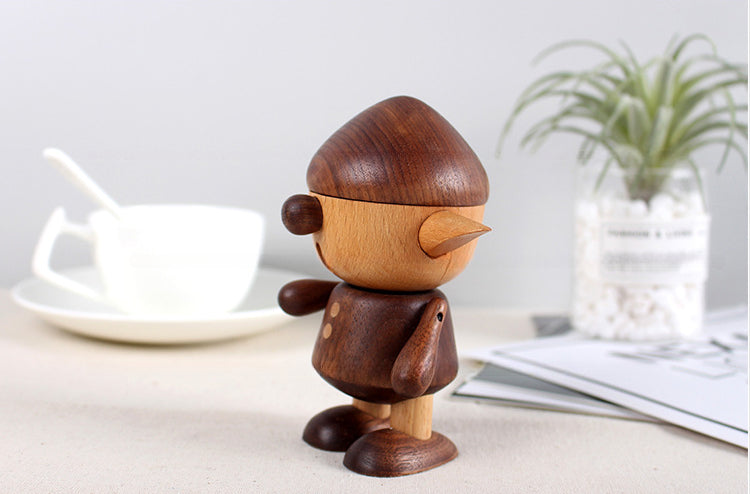 Adorable Hobbit Wooden Doll