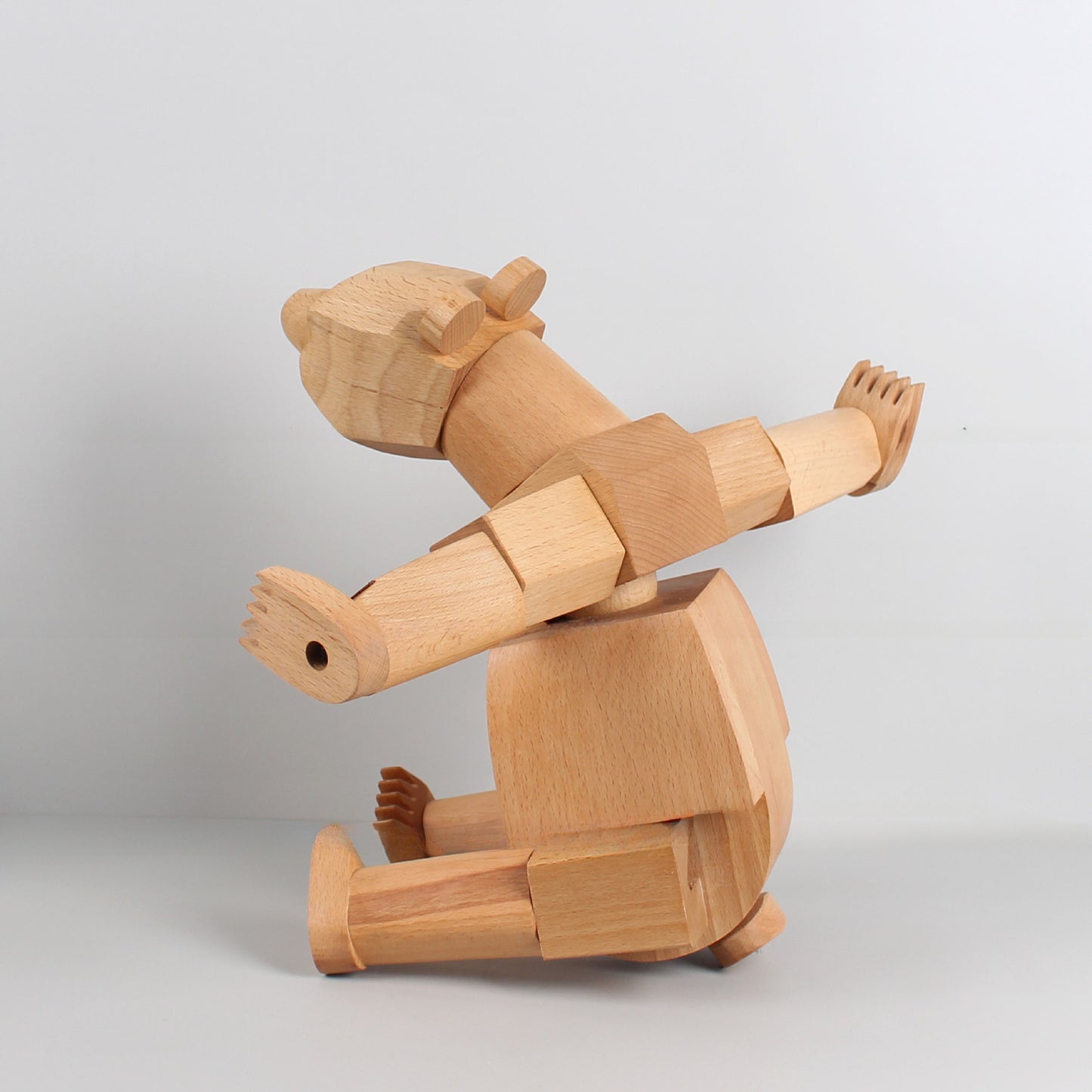 Modern Wooden Bear Decoration