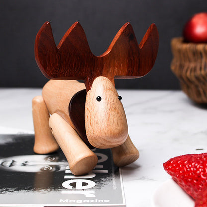 Christmas Moose Wood Crafts