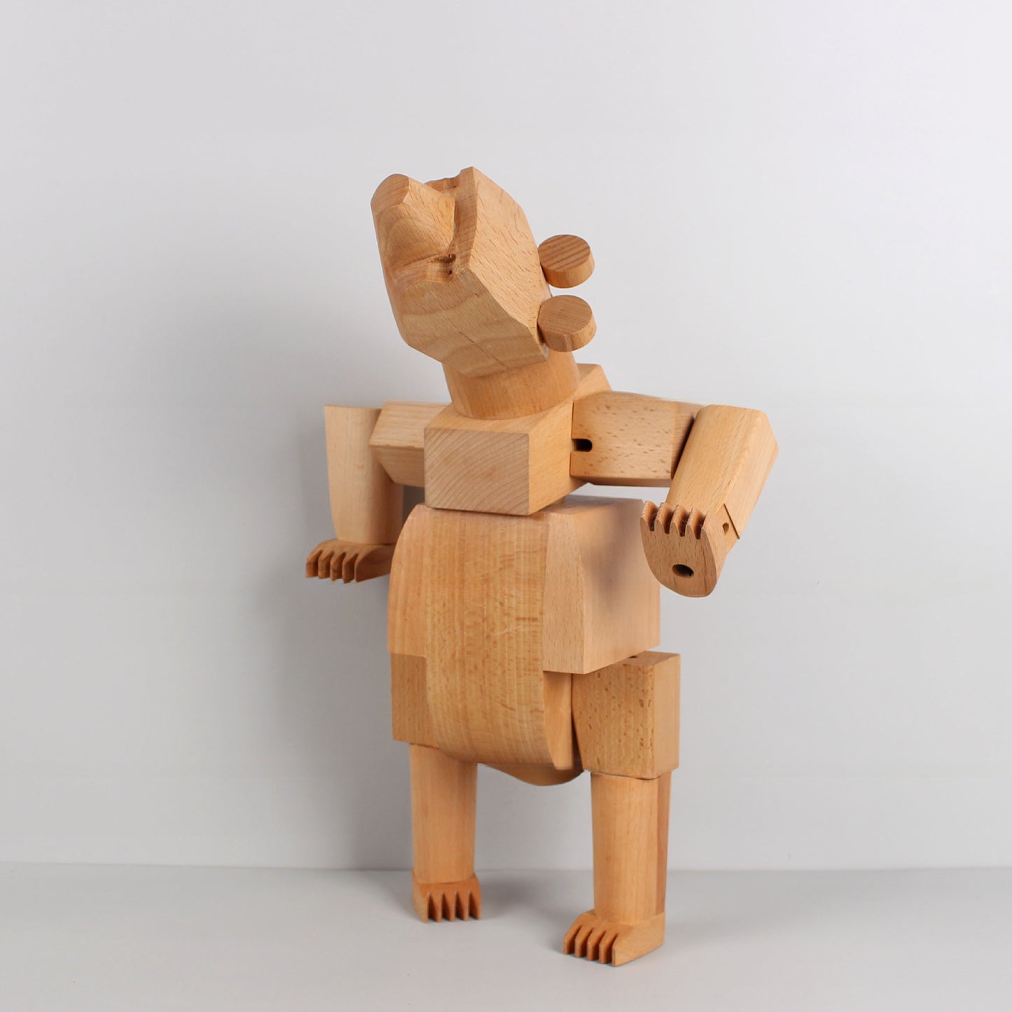 Modern Wooden Bear Decoration