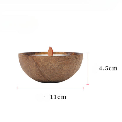 2023 coconut shell bowl scented candle