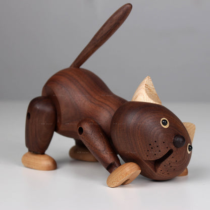 Big Face Cat Wood Crafts