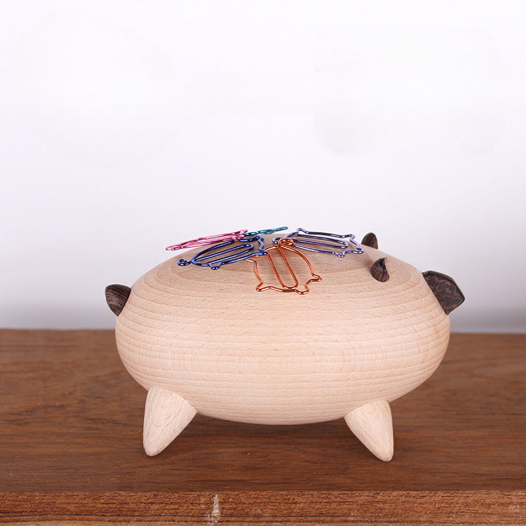 Magnetic Piggy Desk Organizer