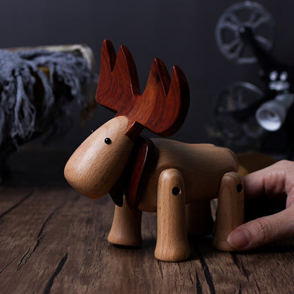 Christmas Moose Wood Crafts