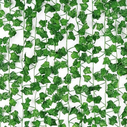 Artificial Ivy Vine Green Plant Wall Hanging Vine Shade Green Strips Wedding Party Garden Home Decor Simulation Vine - chicnests