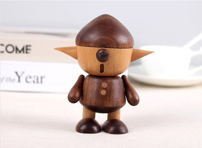 Adorable Hobbit Wooden Doll