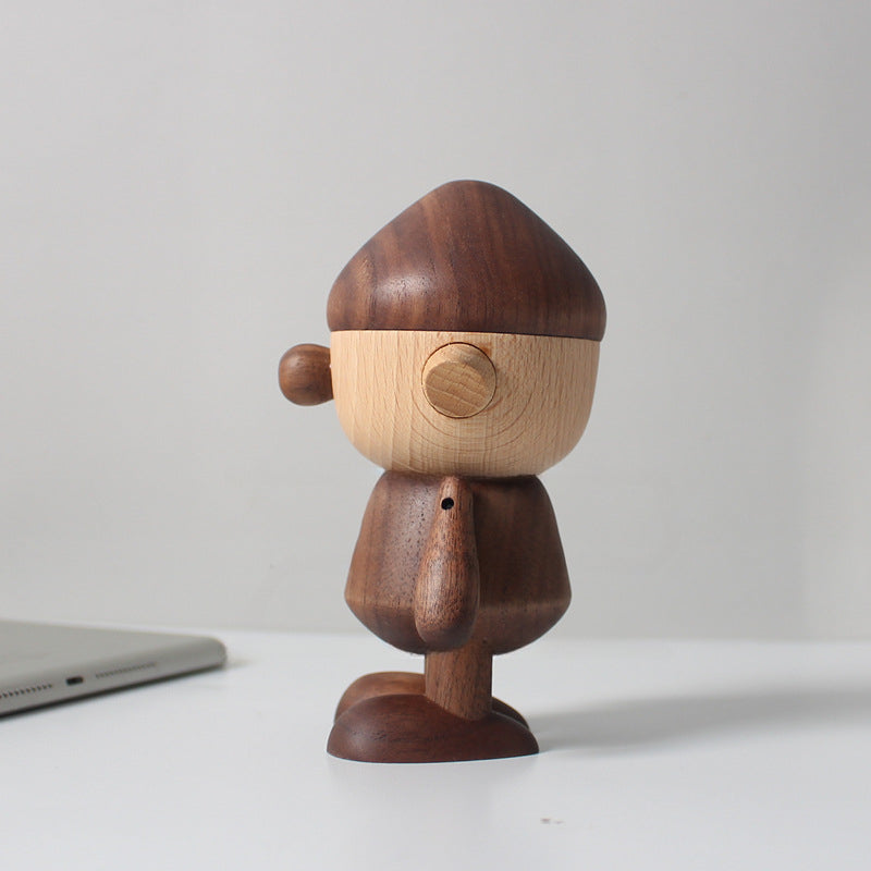 Adorable Hobbit Wooden Doll