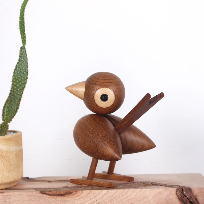 Superior Oak Sparrow Wooden Dolls  (Brown)