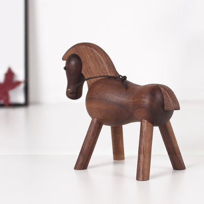 Walnut Pony Decoration