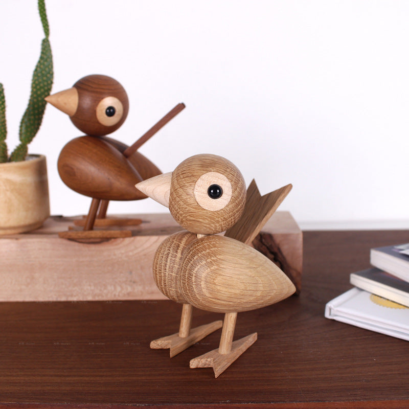 Superior Oak Sparrow Wooden Dolls  (Brown)