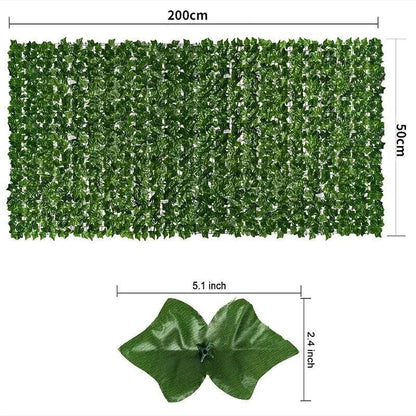 Stylish Privacy: Lifelike Artificial Hedge Fence for Gardens and Balconies! - chicnests