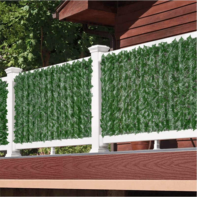 Stylish Privacy: Lifelike Artificial Hedge Fence for Gardens and Balconies! - chicnests