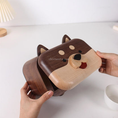 Pet cat tissue box