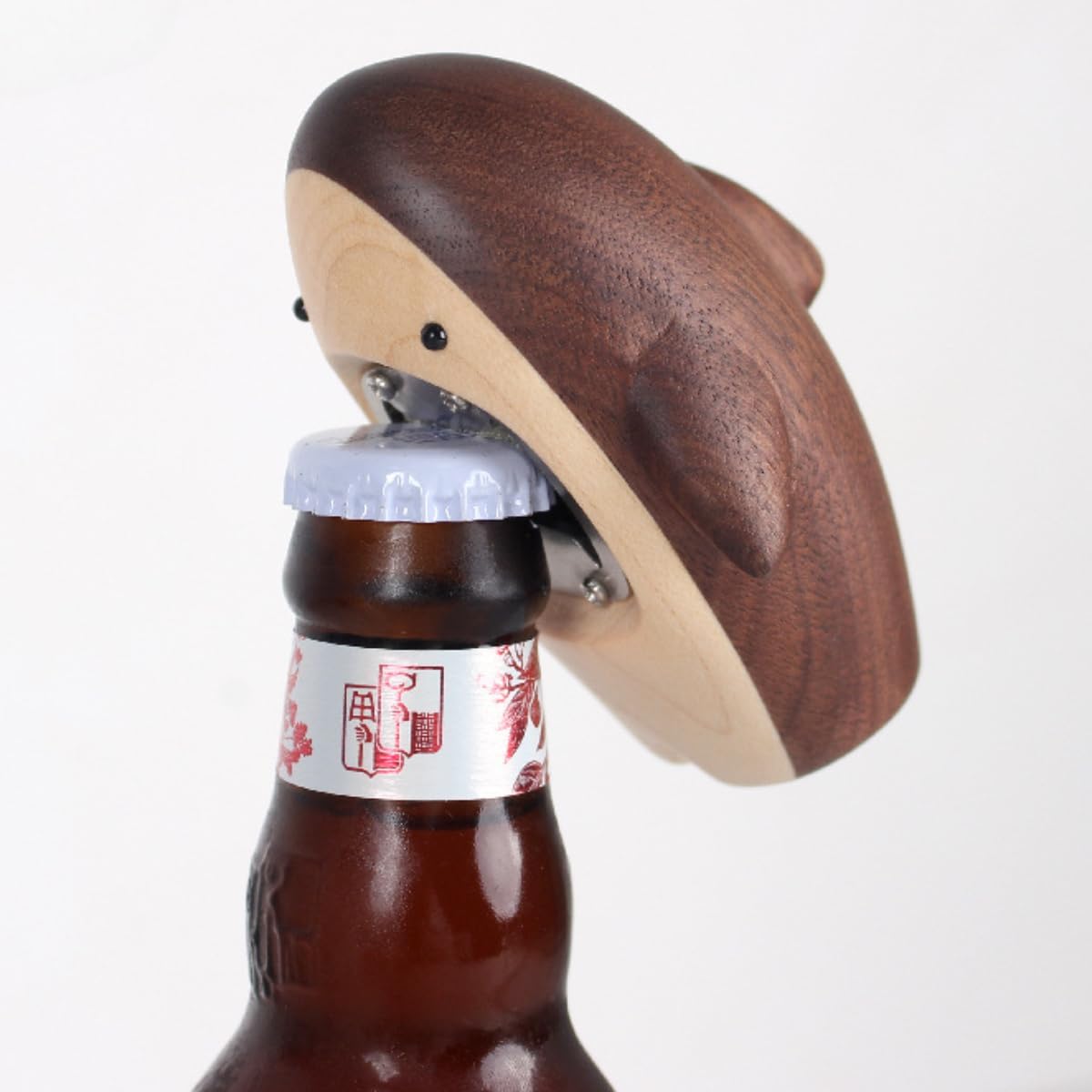 Wooden Shark Shape Bottle Openers