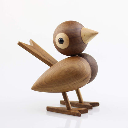 Superior Oak Sparrow Wooden Dolls (Brown) - chicnests