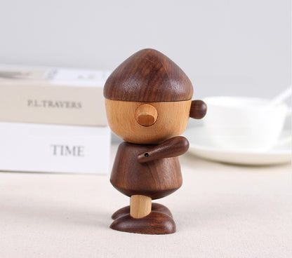 Adorable Hobbit Wooden Doll