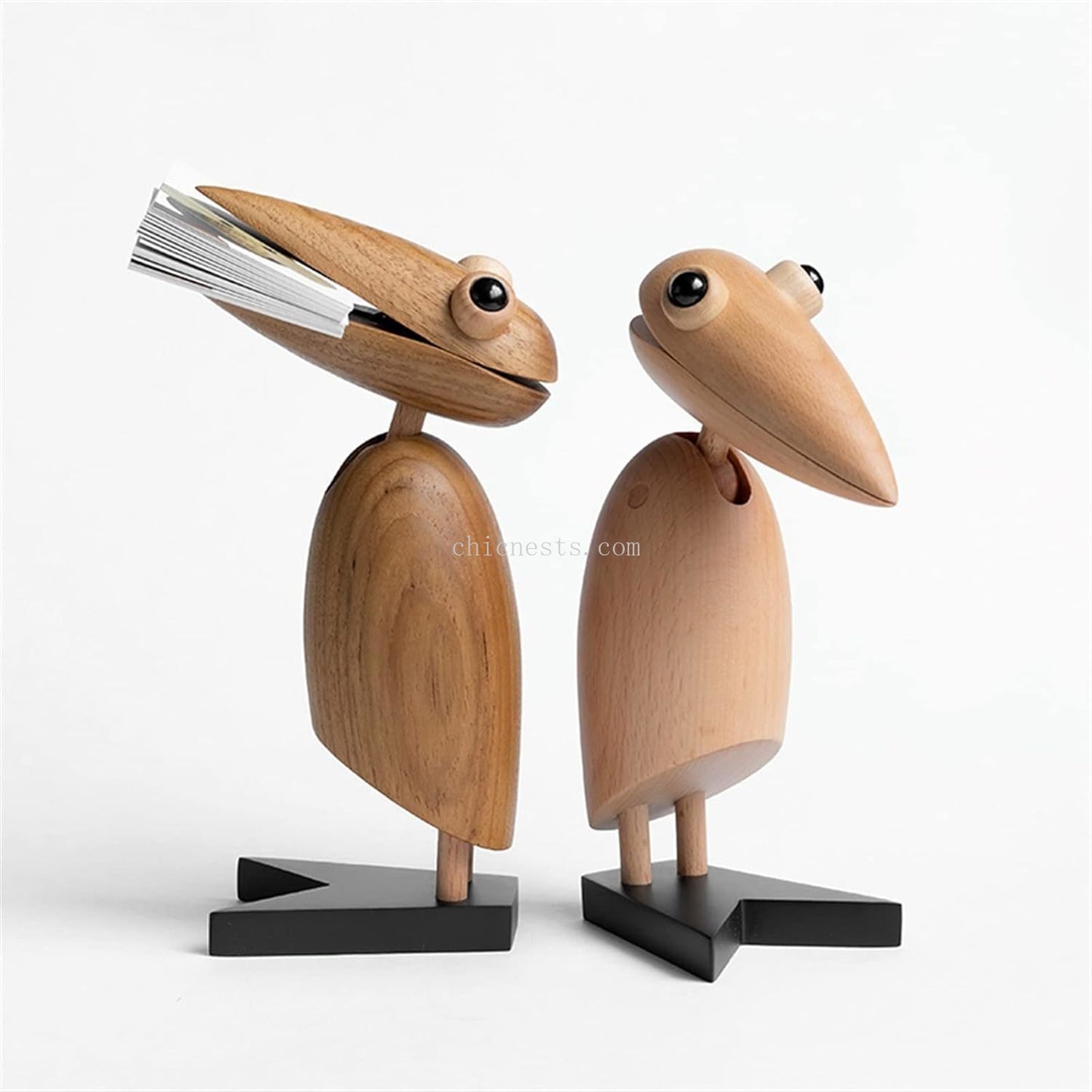 Woodpecker Business Card Holde