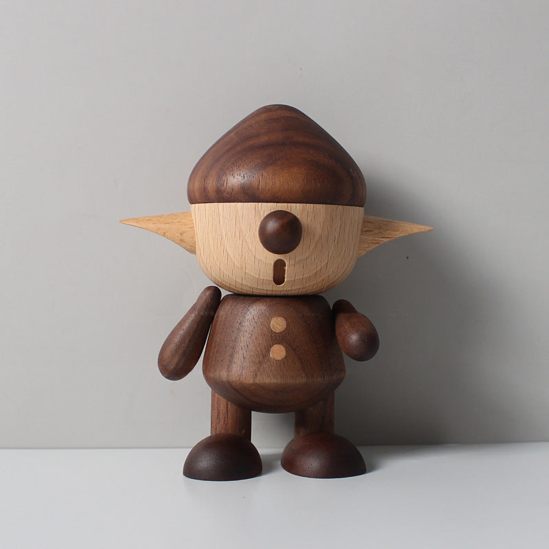 Adorable Hobbit Wooden Doll