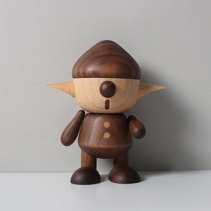 Adorable Hobbit Wooden Doll