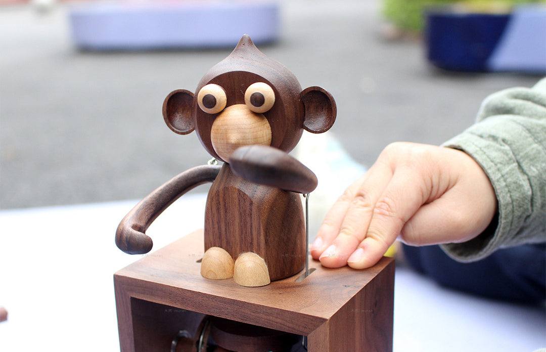 Adorable Monkey Music Box