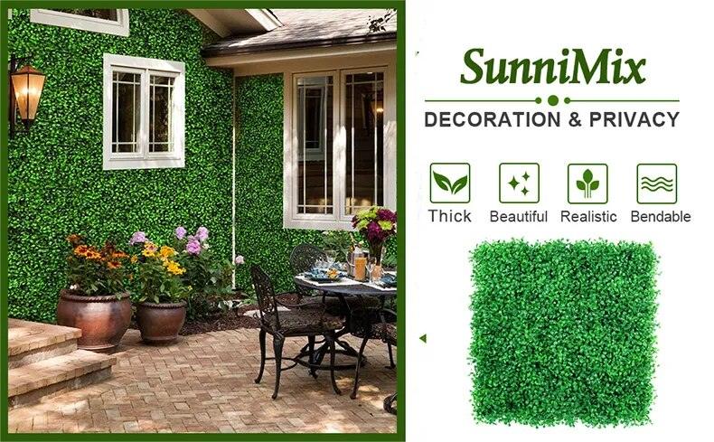 Artificial Plants Grass Wall Panel Green Decor - chicnests