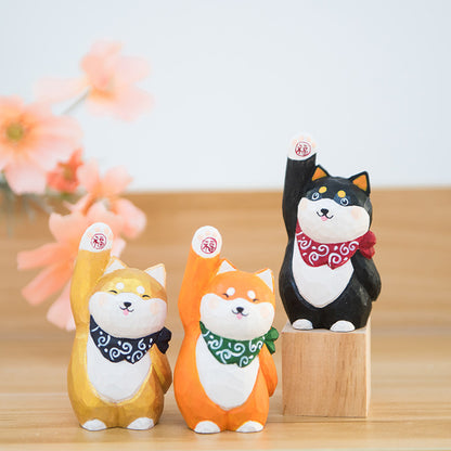 Handcrafted Shiba Inu Figurine