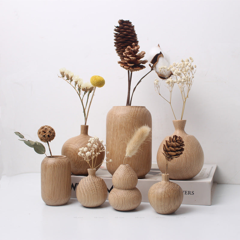 Japanese Wooden Floral Delight