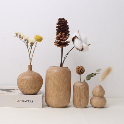 Japanese Wooden Floral Delight