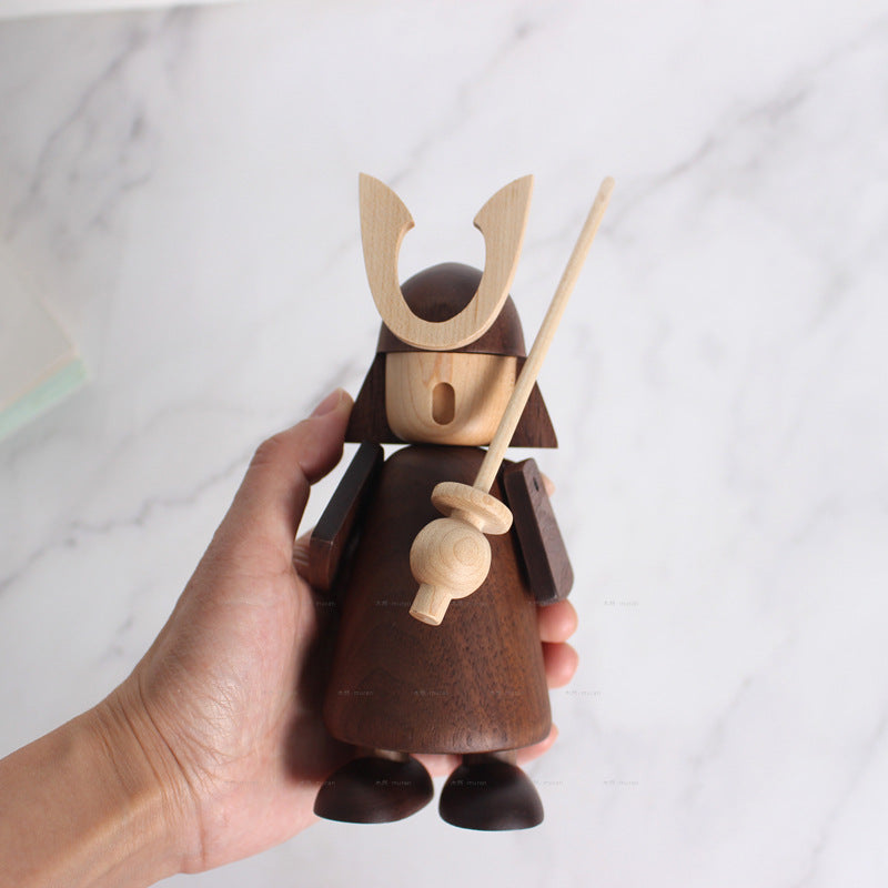 Creative Wooden Warrior Ornament