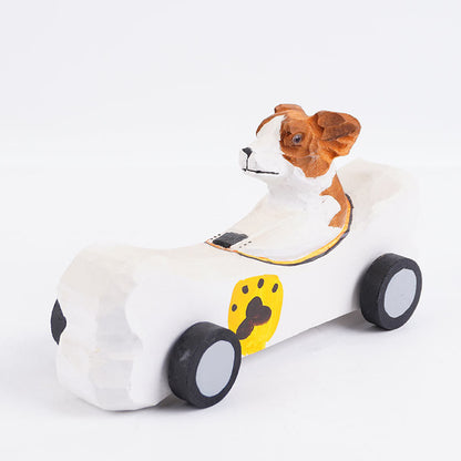 Unique Handmade Wooden Carving Small Cars