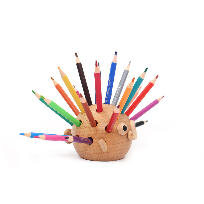 Creative multifunctional fugu pen holder