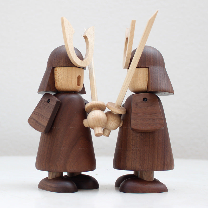 Creative Wooden Warrior Ornament