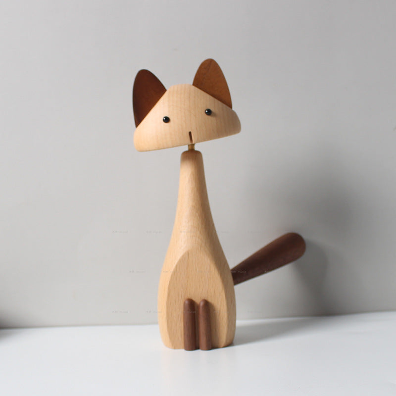 Cat figurines home decoration