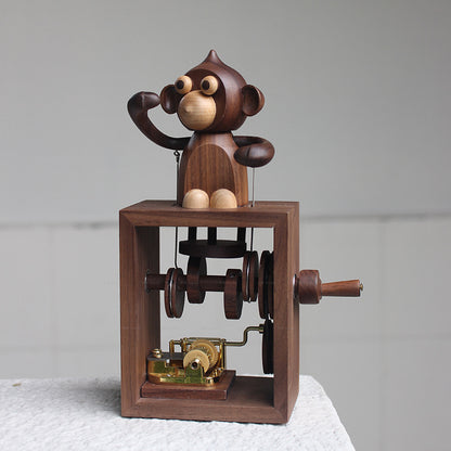 Adorable Monkey Music Box