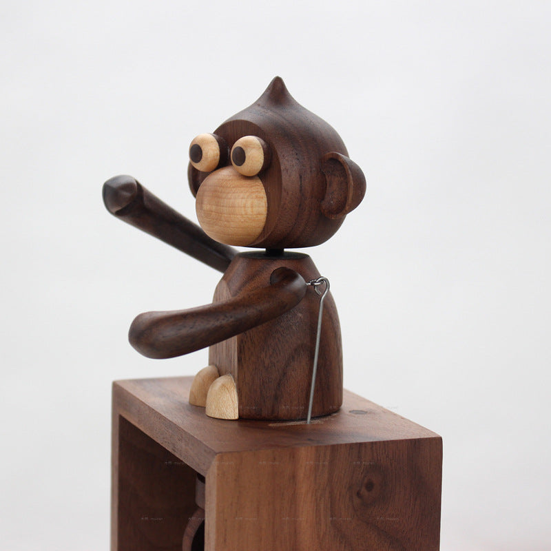 Adorable Monkey Music Box