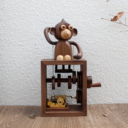 Adorable Monkey Music Box