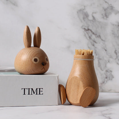 Creative rabbit toothpick box