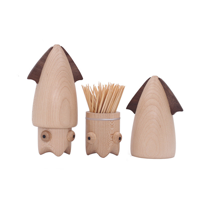 Creative squid toothpick box