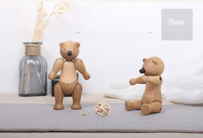 Creative Wooden Bear Craft