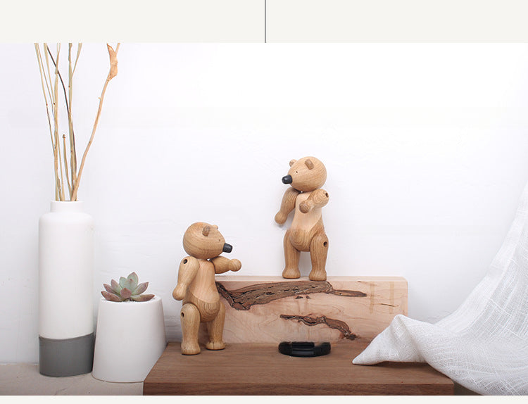 Creative Wooden Bear Craft