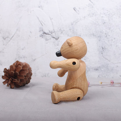 Creative Wooden Bear Craft