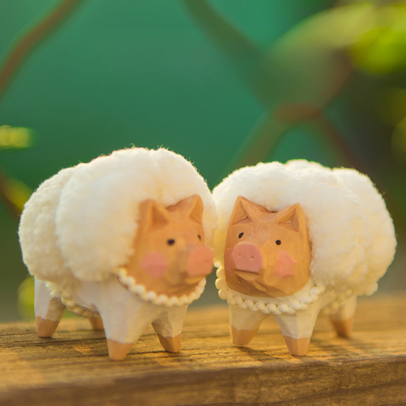 Hand-Carved Piggy Gifts