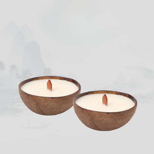 2023 coconut shell bowl scented candle