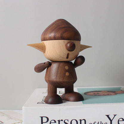 Adorable Hobbit Wooden Doll