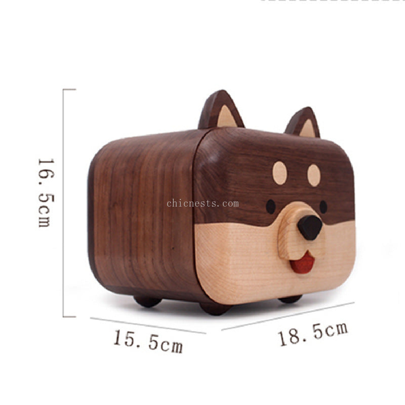 Pet cat tissue box