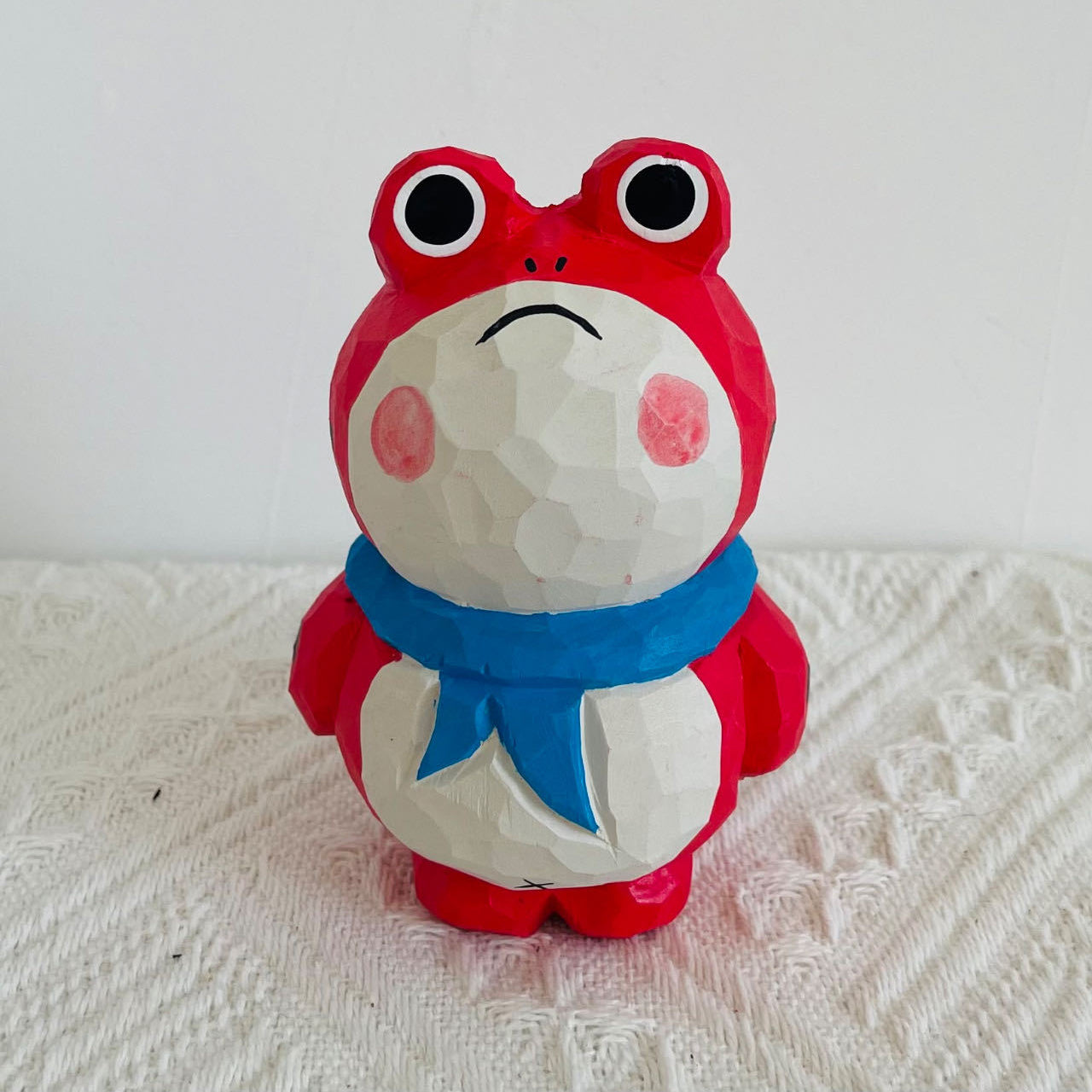 Handmade Colorful Frog Figurine